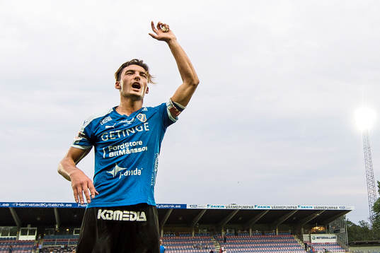 Halmstads Sead Haksabanovic jublar