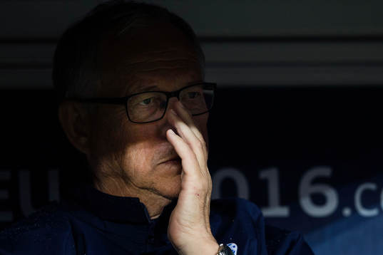 Islands förbundskapten Lars Lagerbäck