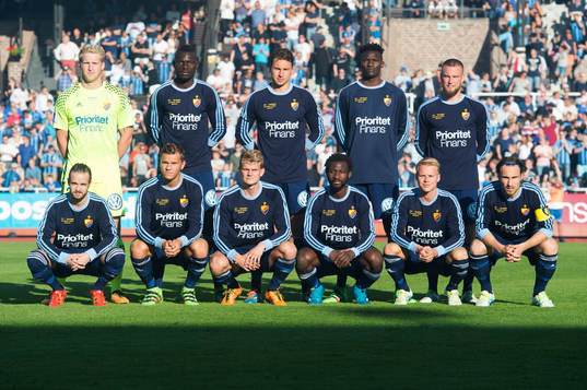 målvakt Hampus Nilsson, Omar Colley, Marcus Hansson,