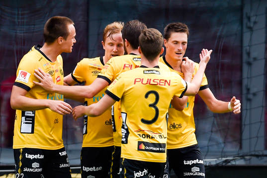 Elfsborgs spelare jublar