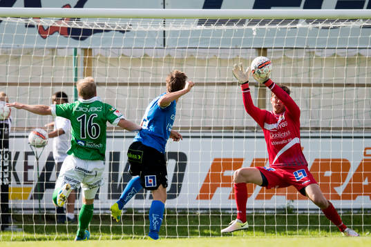 Halmstads Fredrik Olsson har ett avslut som Ljungskiles