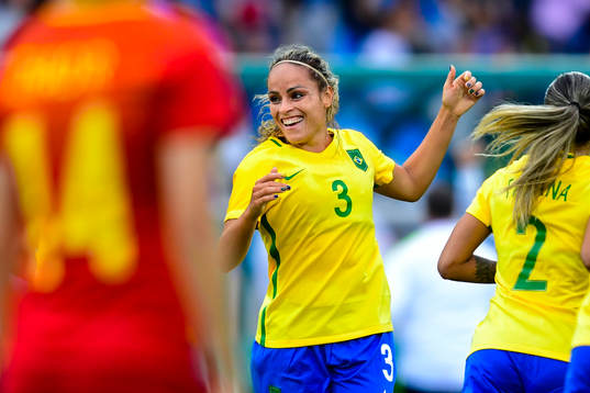 Brasiliens Monica jublar