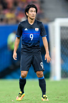 Japans Shinya Yajima i fotbollsmatchen mellan Nigeria och Japan den 4 augusti 2016