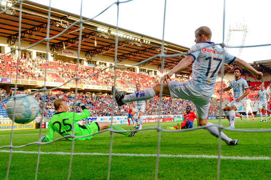 Helsingborgs Lalawélé Atakora kvitterar till 1-1 bakom