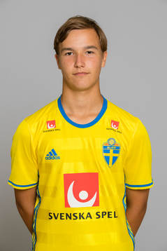 Hampus Svensson som spelar i P15/01 landslaget i fotboll