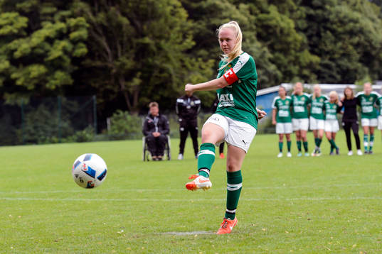 under fotbollsmatchen i Eskilscupen flickor F16 mellan Glumslöv och Älvsborg den 7 augusti 2016 i Helsingborg.
