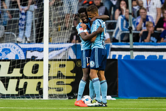 Djurgårdens Michael Olunga juvlar