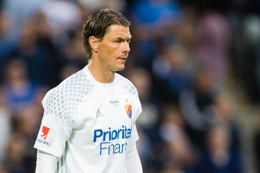 Djurgårdens målvakt Kenneth Høie