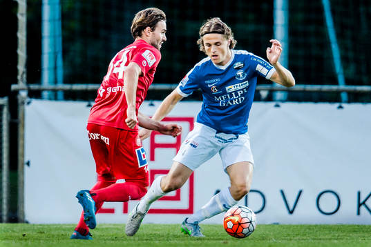 Åtvidabergs Simon Helg och Trelleborgs Jacob Palander