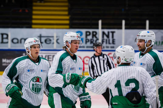 Rögles Sebastian Wännström, Jack Connolly och Ludvig