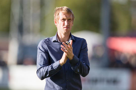 Östersunds tränare Graham Potter tackar publiken