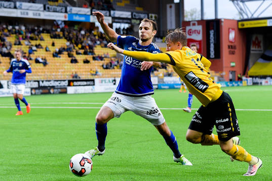 Sundsvalls Lars Christian Krogh Gerson och Elfsborgs Simon