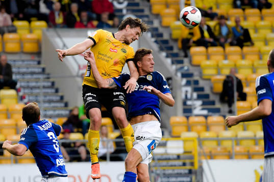 Elfsborgs Jörgen Horn och Sundsvalls Johan Eklund