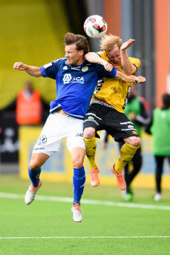 Sundsvalls Sebastian Rajalakso och Elfsborgs Simon Lundevall