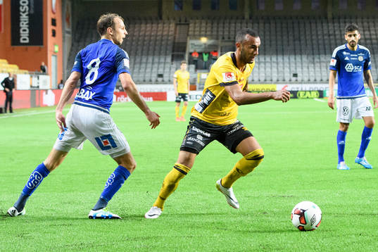 Elfsborgs Issam Jebali och Sundsvalls Lars Christian Krogh