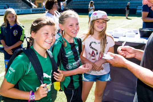 Isabel Bodecker, Julia Lindström och Maja Juhlin samtliga