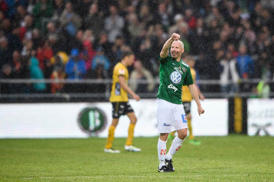 Jönköpings Viktor Rönneklev jublar