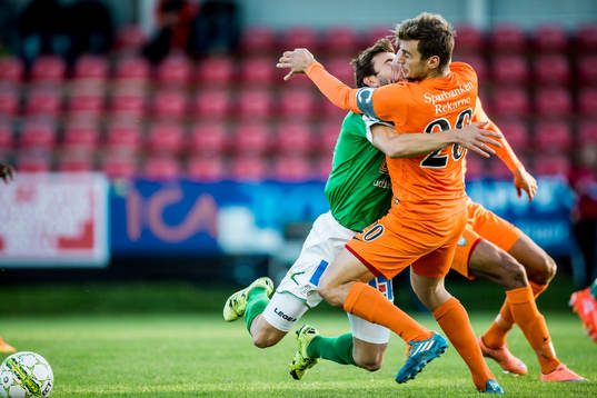 Ljungskiles Aleksandar Kitic och Athletics Filip Rogic