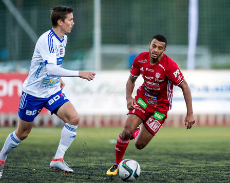 s Karl Cunningham och Luleå:s Anton Andersson