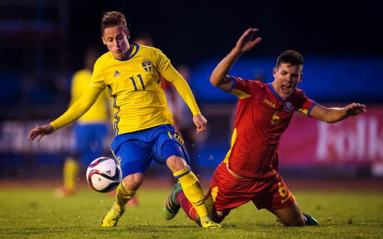 Sveriges Henrik Bellman och Rumäniens Andrei Chindris