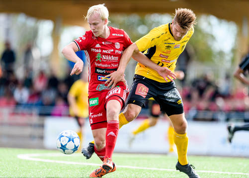 s Kristoffer Thydell och Forwards Erik Björndahl