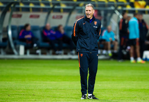 Hollands assisterande tränare Marco van Basten