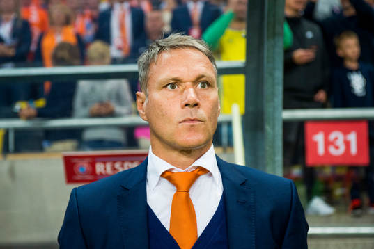 Hollands assisterande förbundskapten Marco van Basten