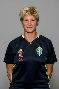 Sveriges målvaktstränare Elisabeth Leidinge