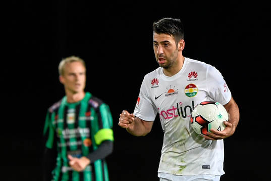 Dalkurds Mirkan Aydin jublar efter 2-1