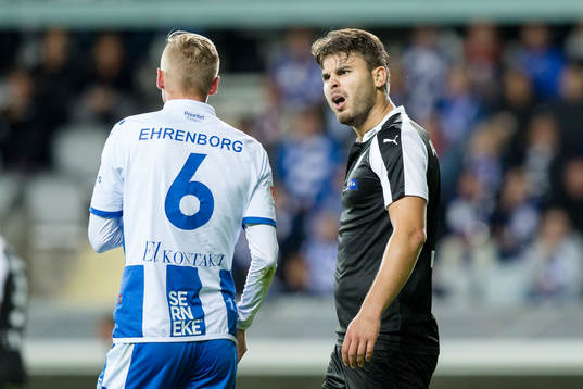 Örebros Astrit Ajdarevic reagerar på IFK Göteborgs