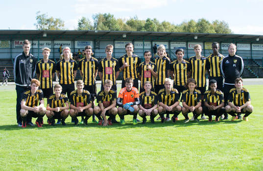IFK Hässleholms pojkar födda 1999, 2000, 2001 i Hässleholm 24 september 2016.  