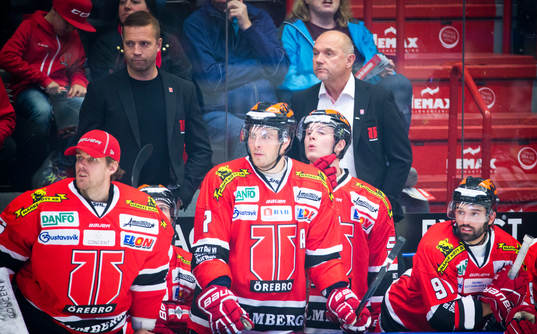 Örebros tränare Kent Johansson och assisterande tränare