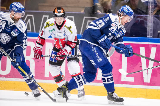 Leksands Sondre Olden Örebros Joel Mustonen Leksands Tommi