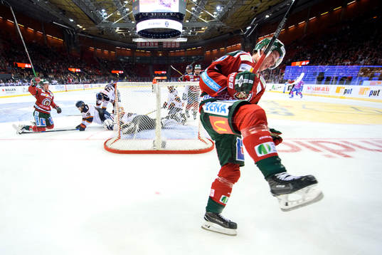 Frölundas Victor Olofsson jublar