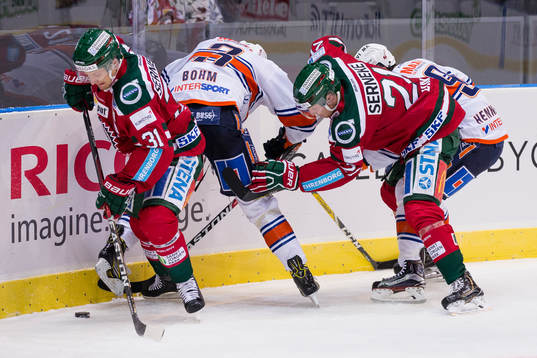 Frölundas Nicklas Lasu och Christoffer Ehn