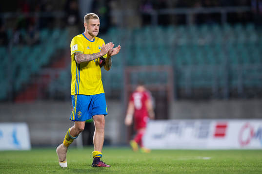 Sveriges John Guidetti tackar publiken