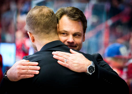 Örebros tränare Johan Tornberg och tränare Lars Ivarsson