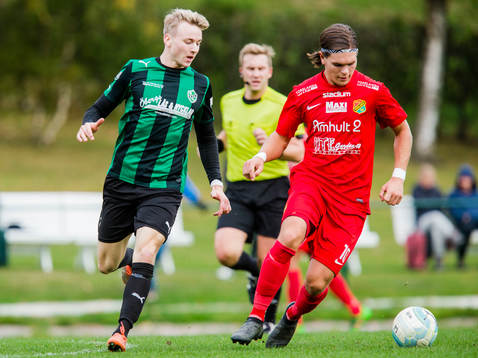 Högaborgs Linus Morän Wikander och Torslandas Andreas Jernarp