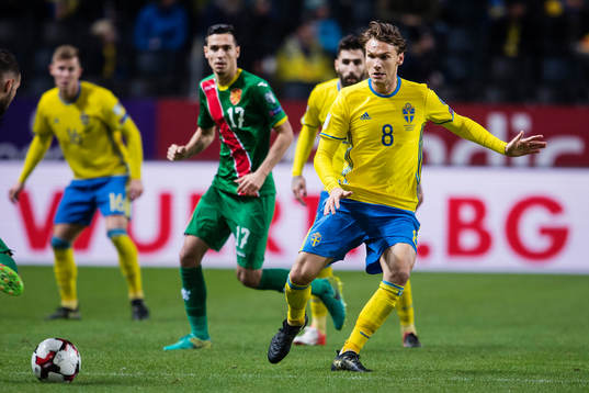 Bulgariens Georgi Milanov och Sveriges Albin Ekdal