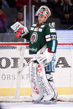 Frölundas målvakt Johan Gustafsson