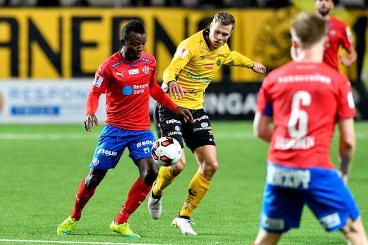 Helsingborgs Monday Samuel och Elfsborgs Viktor Claesson