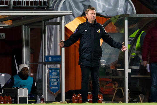 Häckens tränare Peter Gerhardsson