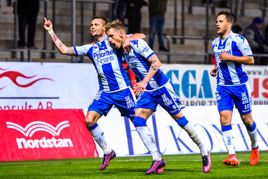 IFK Göteborgs Jakob Ankersen, Sören Rieks och Tobias