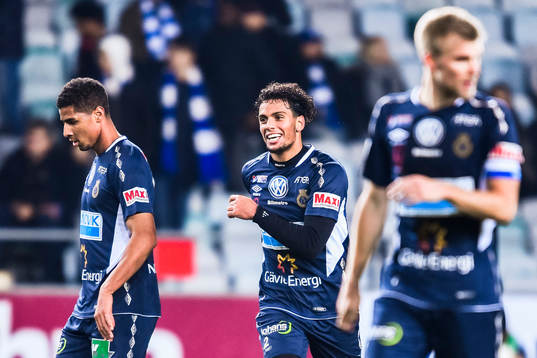 Gefles Joshua Nadeau jublar efter 3-3