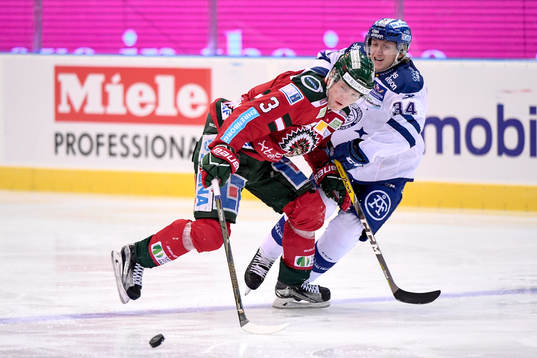 Frölundas Carl Grundström och Leksands Olle Alsing