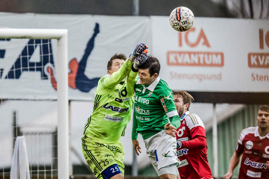 Degerfors målvakt Oscar Klasson