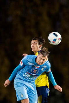 Athletics Filip Rogic och Ängelholms Erik Johansson