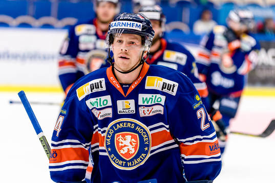 Växjös Joakim Hillding jublar