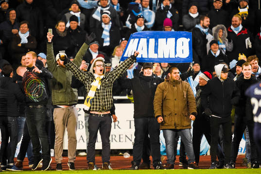 Malmö FFs supportar jublar