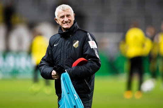 Häckens materialförvatare Leif Johansson innan